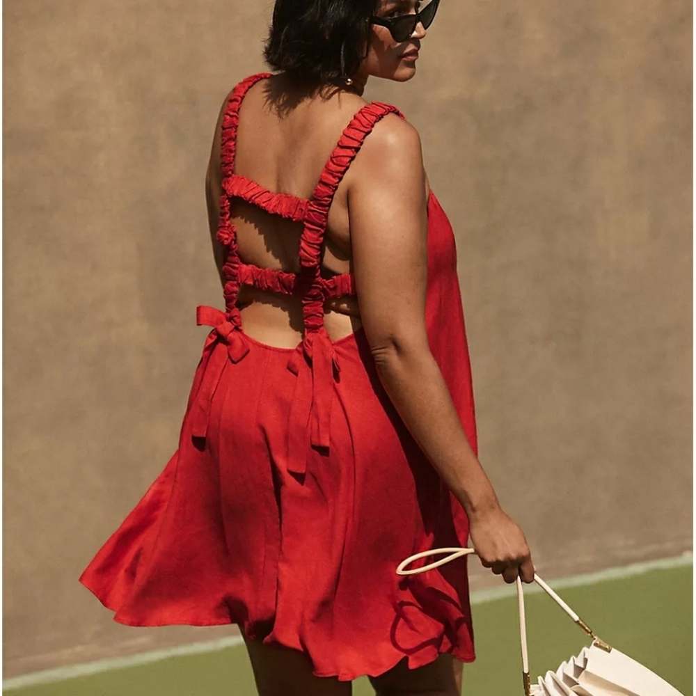 NWOT anthro strappy dress